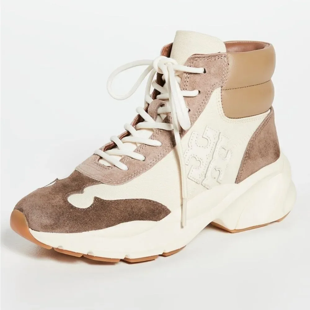 Tory‎ Burch Good Luck Hiker, Cream/Oakwood, Style 83840